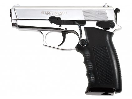 Vzduchová pistole Ekol ES 66 Compact chrom 4,5mm  + Terče vzduchovkové Venox 100ks