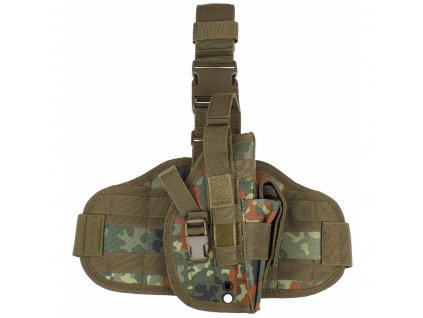 Pouzdro na zbraň stehenní MOLLE FLECKTARN