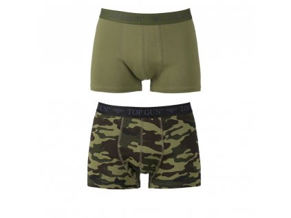 Trenýrky BOXER pánské TOP GUN CAMO set 2 ks