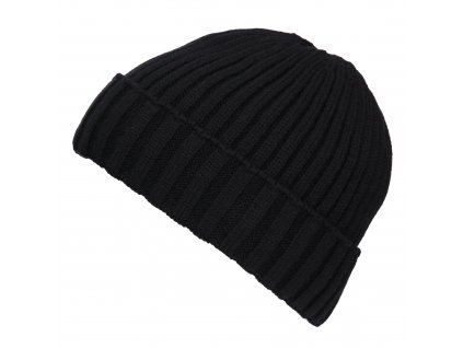 Čepice pletená EXTREME BEANIE se zateplením ČERNÁ