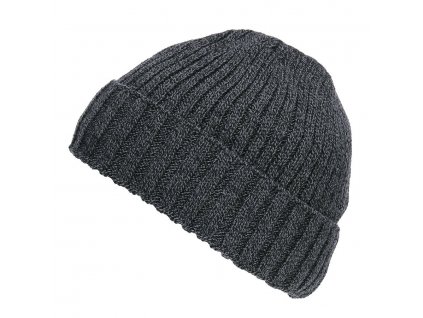 Čepice pletená EXTREME BEANIE se zateplením ŠEDÁ