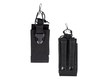 Pouzdro otevřené MOLLE na rádio ČERNÉ