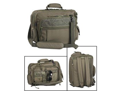 Taška - batoh AVIATOR na doklady nebo notebook ZELENÁ  + Sleva 10% po registraci