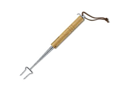 Vidlička na opékání teleskopická dřevěná rukojeť