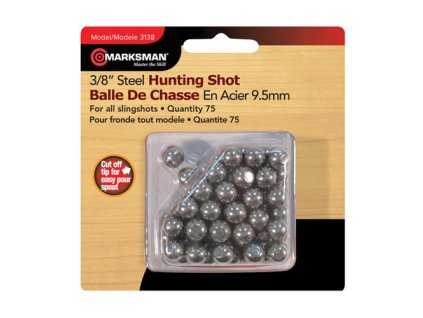 Kuličky ocelové do praku MARKSMAN 3/8