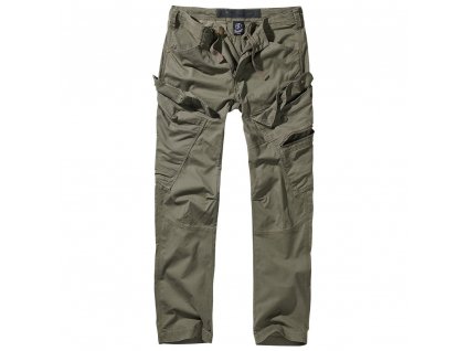 Kalhoty ADVEN SLIM FIT ZELENÉ