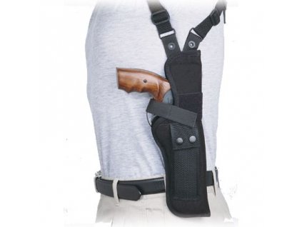 Pouzdro podpažní svislé pro revolver 6" s oboustranným závěsem