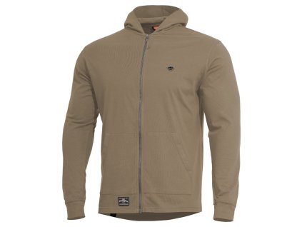 Mikina AGIS s kapucí COYOTE (velikost 3XL)