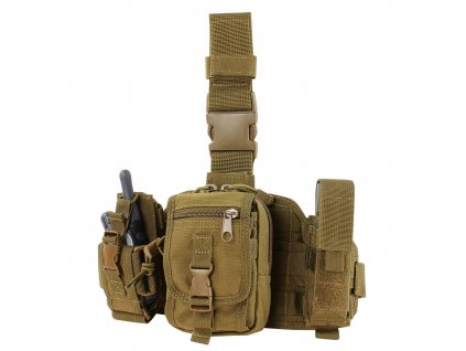 Panel stehenní MOLLE s pouzdry COYOTE BROWN + Doprava zdarma na další nákup