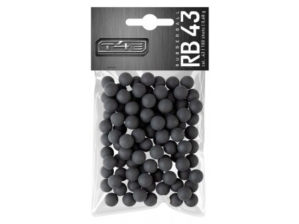Kuličky T4E Rubber Ball RB .43 polymer 100ks