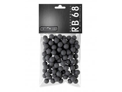 Kuličky T4E Rubber Ball RB Prac-Series .68 polymer 100ks