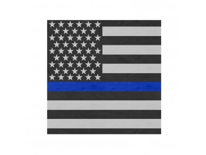 Šátek vlajka USA 55 x 55 cm MODRÁ LINKA