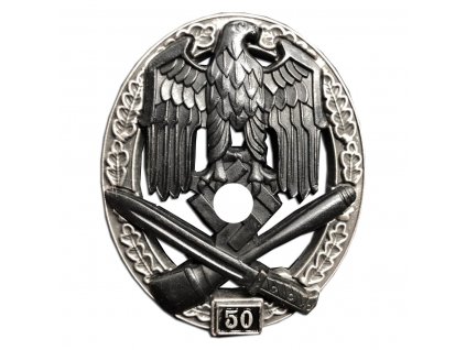 Všeobecný útočný odznak (Allgemeines Sturmabzeichen) 50 nasazení