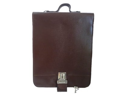 Brašna AČR na spisy koženka (zamykací přezka) HNĚDÁ