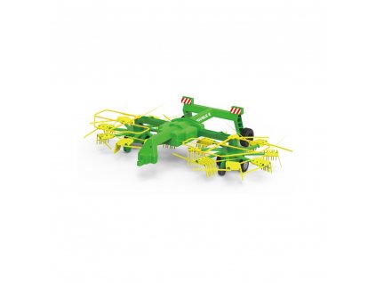 DOUBLE E Elektrický obraceč sena za traktor FENDT a DOUBLE E 1:16