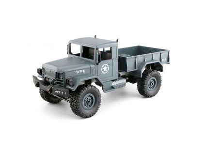 Vojenský truck 1:16 šedý 4WD RTR + Voucher na další nákup