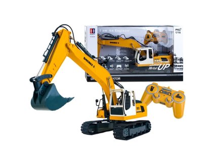 DOUBLE E RC bagr vzor Liebherr R936 1:16 nelicencovaný  + Doprava zdarma na další nákup