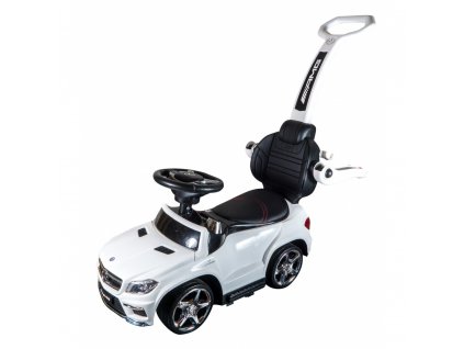 Siva Mercedes Benz GL63AMG - Slide Car 3v1 Bílá + Voucher na další nákup