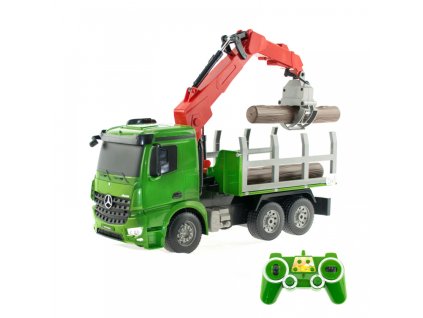 Přepravník dřeva s rukou Mercedes-Benz Arocs 1:20 14 kanálů