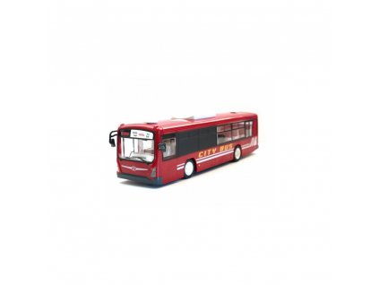 DOUBLE E RC městský autobus s otevíracími dveřmi 33cm červená  + Doprava zdarma na další nákup