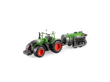 FARM TRAKTOR FENDT s funkční kropící cisternou 1:16, 2.4 GHz, LED a zvukové efekty, RTR