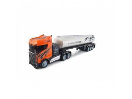 Kamion s cisternou 2WD, 1:16, bohaté příslušenství, semafor, radar, RTR