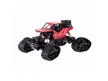 Strong Climbing Car 4WD METAL, 1:16, ALU karoserie, kola i pásy, RTR, červený