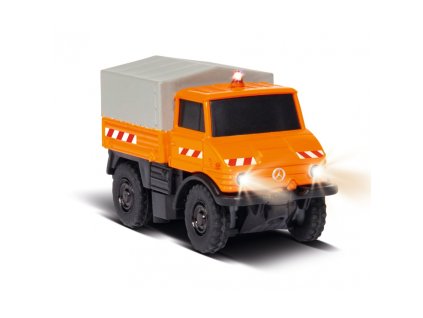 CARSON MB Unimog U406 1:87, LED, plně proporcionální, RTR + Voucher na další nákup