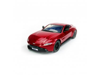 Siva Aston Martin VANTAGE, licencovaný model 1:14, LED, RTR, červený + Voucher na další nákup