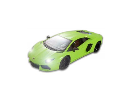 Siva Lamborghini Aventador LP 700-4, licencovaný model 1:14, LED, RTR, zelená + Voucher na další nákup