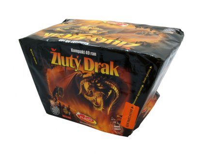 Kompakt 49 ran / 30mm Žlutý drak šikmý