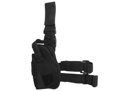 Pouzdro pistolové stehenní LEVÉ ČERNÉ