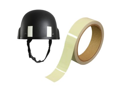 Páska lepící US fosforeskující 2,5cm x 4,5m