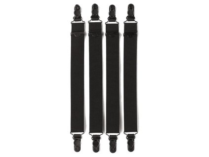 Kšandy podvazkové ČERNÉ 4 v balení