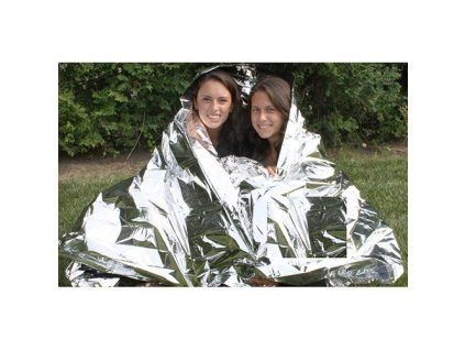 Folie záchranná pro 2 osoby STŘÍBRNÁ