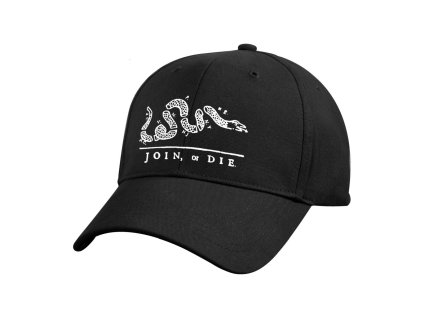 Čepice baseball JOIN OR DIE ČERNÁ