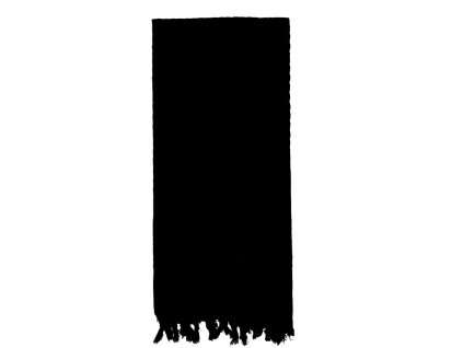 Šátek SHEMAGH odlehčený ČERNÝ 105 x 105 cm