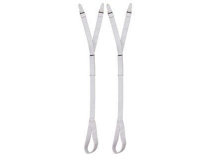 Kšandy STIRRUP na košili BÍLÉ 2 v balení