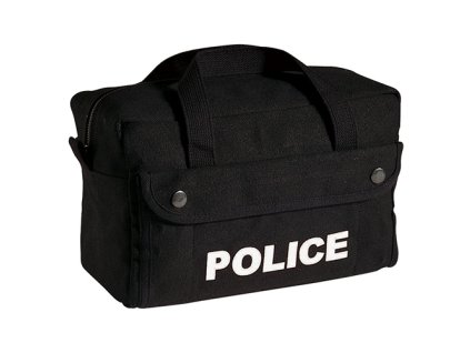 Taška malá s nápisem POLICE ČERNÁ