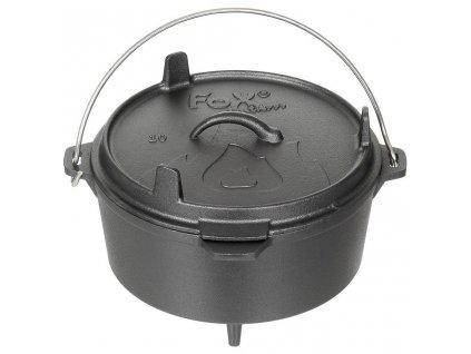 Hrnec DUTCH OVEN litinový 3,8 l ČERNÝ  + Doprava zdarma na další nákup