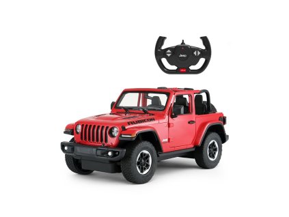 Rastar RC auto Jeep Wrangler Rubicon 1:14 červená  + Doprava zdarma na další nákup