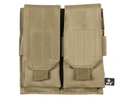 Sumka MOLLE dvojitá na zásobníky M4/M16 COYOTE BROWN