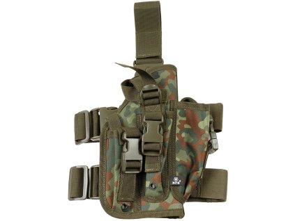 Pouzdro na pistol a zásobníky stehenní pravé FLECKTARN