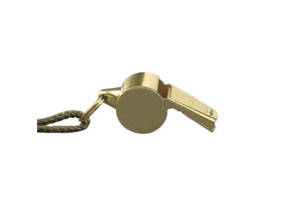 Píšťalka US POLICE ZLATÁ