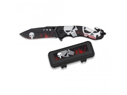 Nůž zavírací LEBKA PUNISHER s řezákem