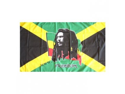 Vlajka Bob Marley JAMAJKA