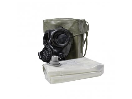 Maska plynová OM-90 + oblek JP-90 v použité brašně  + Doprava zdarma na další nákup