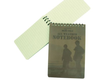 Blok/zápisník malý voděodolný