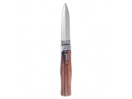 Nůž vyhazovací s dřevěnou střenkou  + Doprava zdarma na další nákup