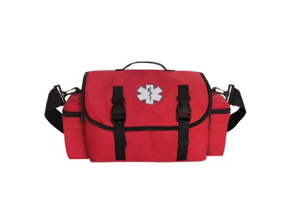 Taška lékařská pro záchranáře EMS přes rameno ČERVENÁ